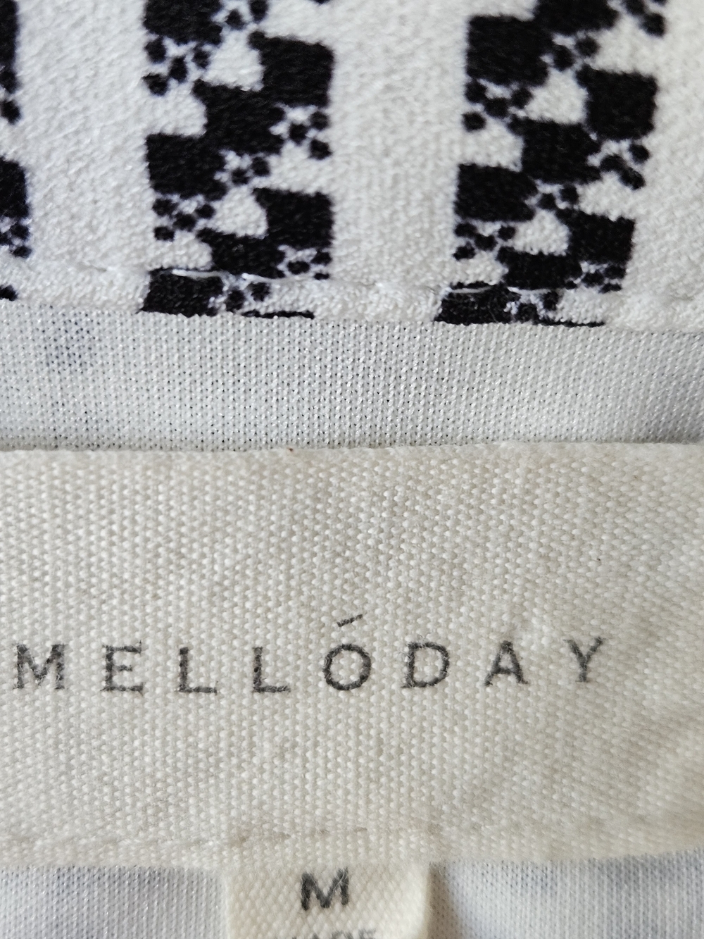 MELLODAY Black White Plaid Open Front Longline Jacket Coat - Picture 8 of 16